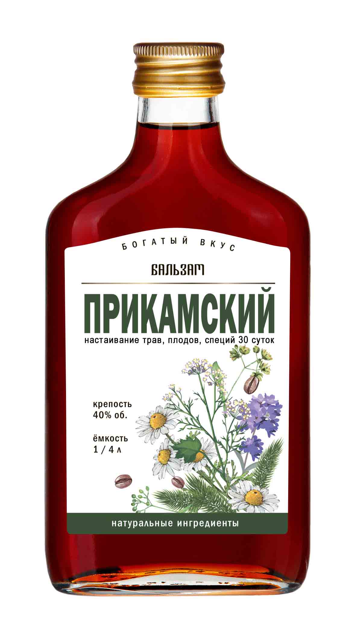 卡马河沿岸草药酒 (Balsam Prikamskiy) - 0.1 L : 卡马河沿岸草药酒 (Balsam Prikamskiy)