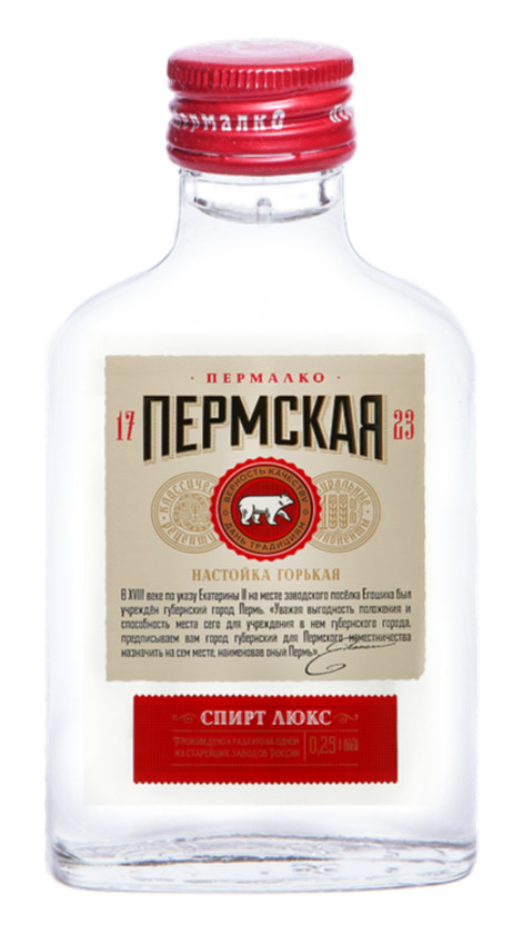 彼尔姆苦浸酒 (Bitter tincture Permskaya) - 0.1 L : 彼尔姆苦浸酒 (Bitter tincture Permskaya)