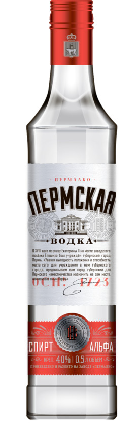 勒克司彼尔姆伏特加 (Permskaya Alpha) - 0.5 L : 勒克司彼尔姆伏特加 (Permskaya Alpha)